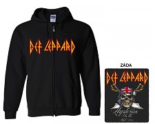 Def Leppard - mikina s kapucí a zipem