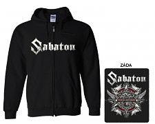 Sabaton - mikina s kapucí a zipem