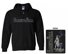 Hammerfall - mikina s kapucí a zipem