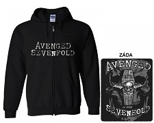 Avenged Sevenfold - mikina s kapucí a zipem