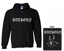 Bathory - mikina s kapucí a zipem