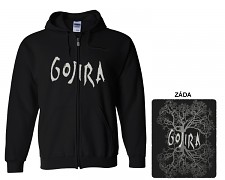 Gojira - mikina s kapucí a zipem