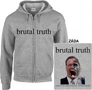 Brutal Truth - mikina s kapucí a zipem
