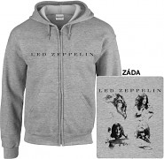 Led Zeppelin - mikina s kapucí a zipem 