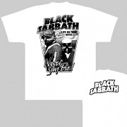 Black Sabbath - triko bílé