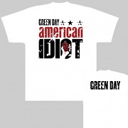 Green Day - triko bílé