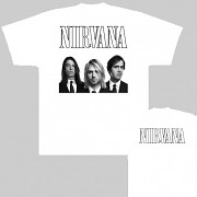 Nirvana - triko bílé