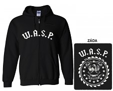 W.A.S.P. - mikina s kapucí a zipem