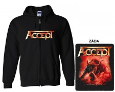 Accept - mikina s kapucí a zipem