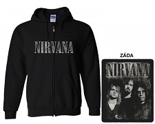 Nirvana - mikina s kapucí a zipem