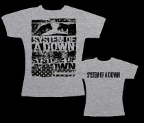 System Of A Down - dámské triko šedé