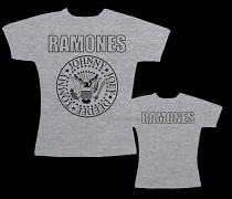 Ramones - dámské triko šedé