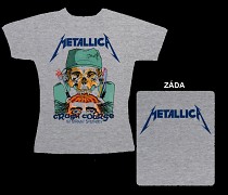Metallica - dámské triko šedé