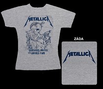 Metallica - dámské triko šedé