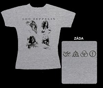 Led Zeppelin - dámské triko šedé