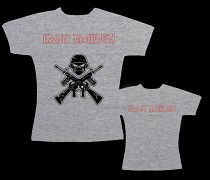 Iron Maiden - dámské triko šedé
