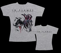 In Flames - dámské triko šedé