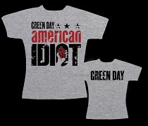 Green Day - dámské triko šedé