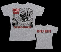 Broken Bones - dámské triko šedé
