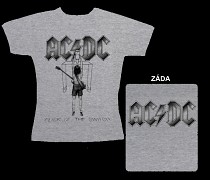 AC/DC - dámské triko šedé