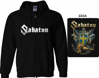 Sabaton - mikina s kapucí a zipem