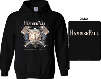 Hammerfall - mikina s kapucí