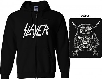 Slayer - mikina s kapucí a zipem