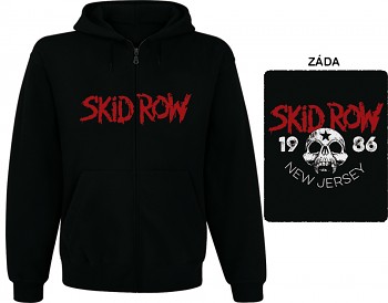 Skid Row - mikina s kapucí a zipem