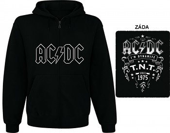 AC/DC - mikina s kapucí a zipem