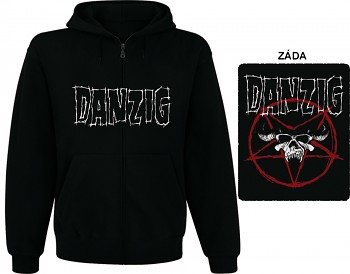 Danzig - mikina s kapucí a zipem