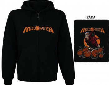 Helloween - mikina s kapucí a zipem