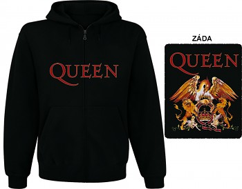 Queen - mikina s kapucí a zipem