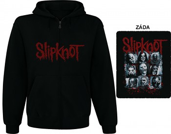 Slipknot - mikina s kapucí a zipem