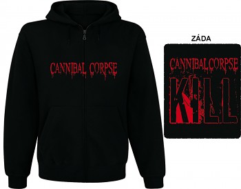 Cannibal Corpse - mikina s kapucí a zipem