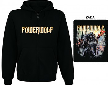 Powerwolf - mikina s kapucí a zipem