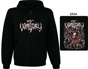 Vomitory - mikina s kapucí a zipem