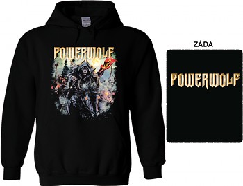 Powerwolf - mikina s kapucí