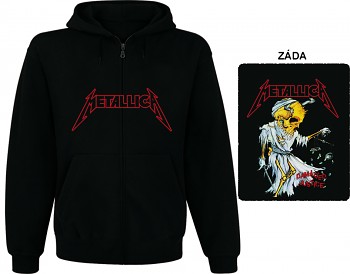 Metallica - mikina s kapucí a zipem